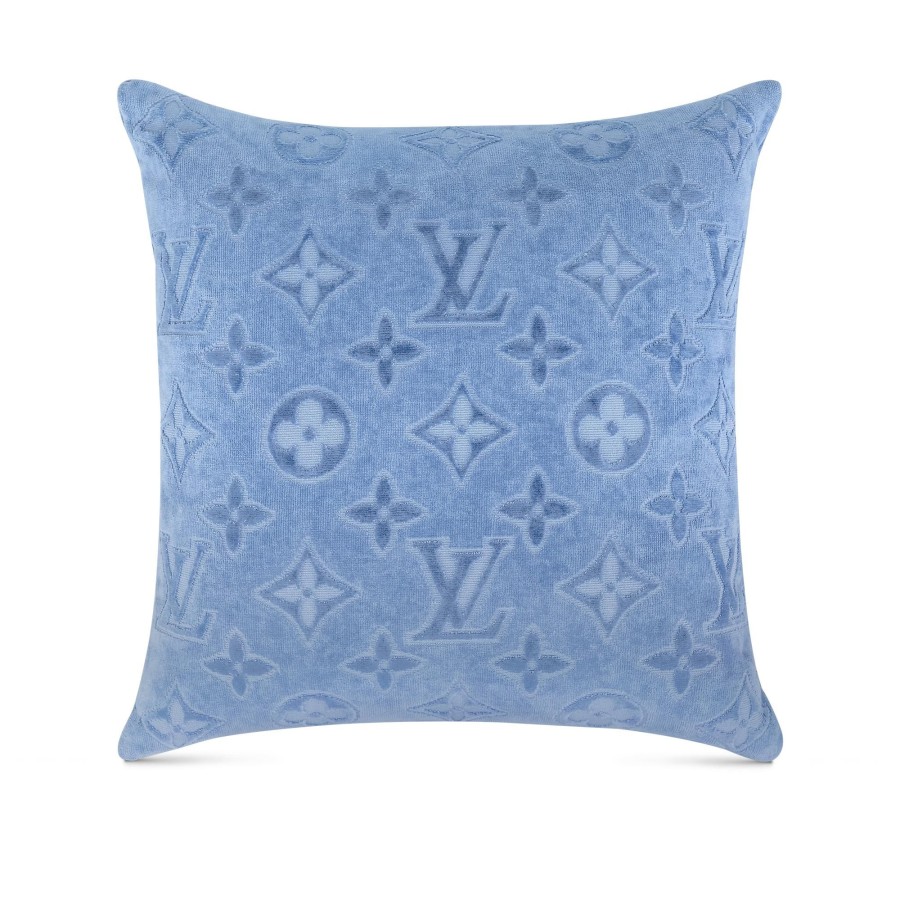 Men Louis Vuitton Home Textile | Lvacation Beach Cushion Grey Blue