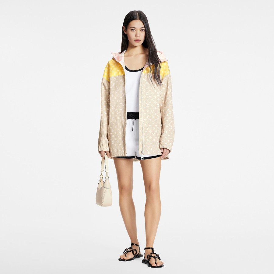 Women Louis Vuitton Coats And Jackets | Monogram Color-Block Parka