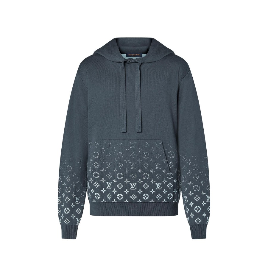 Men Louis Vuitton Knitwear And Sweatshirts | Gradient Cotton Hoodie