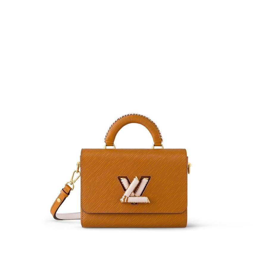 Women Louis Vuitton Shoulder And Cross Body Bags | Twist Mm Gold Honey