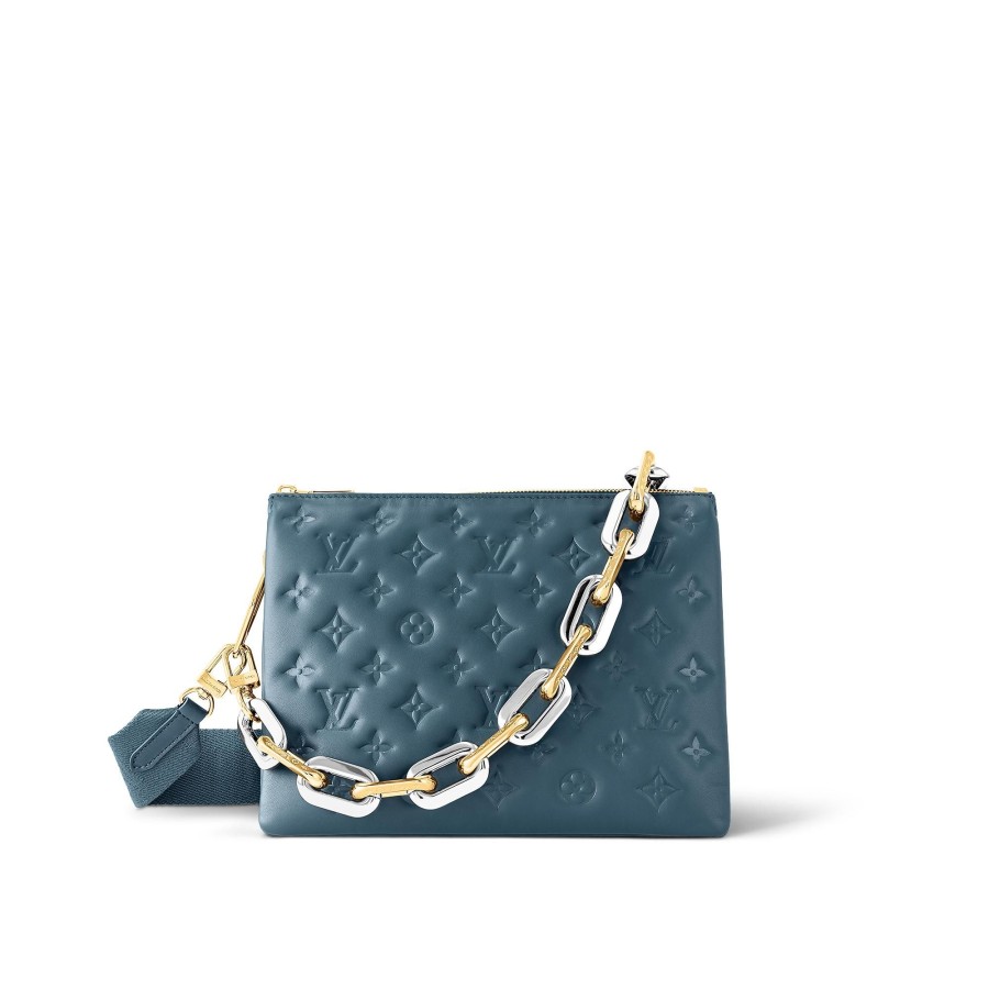 Women Louis Vuitton Leather Bags | Coussin Pm Storm