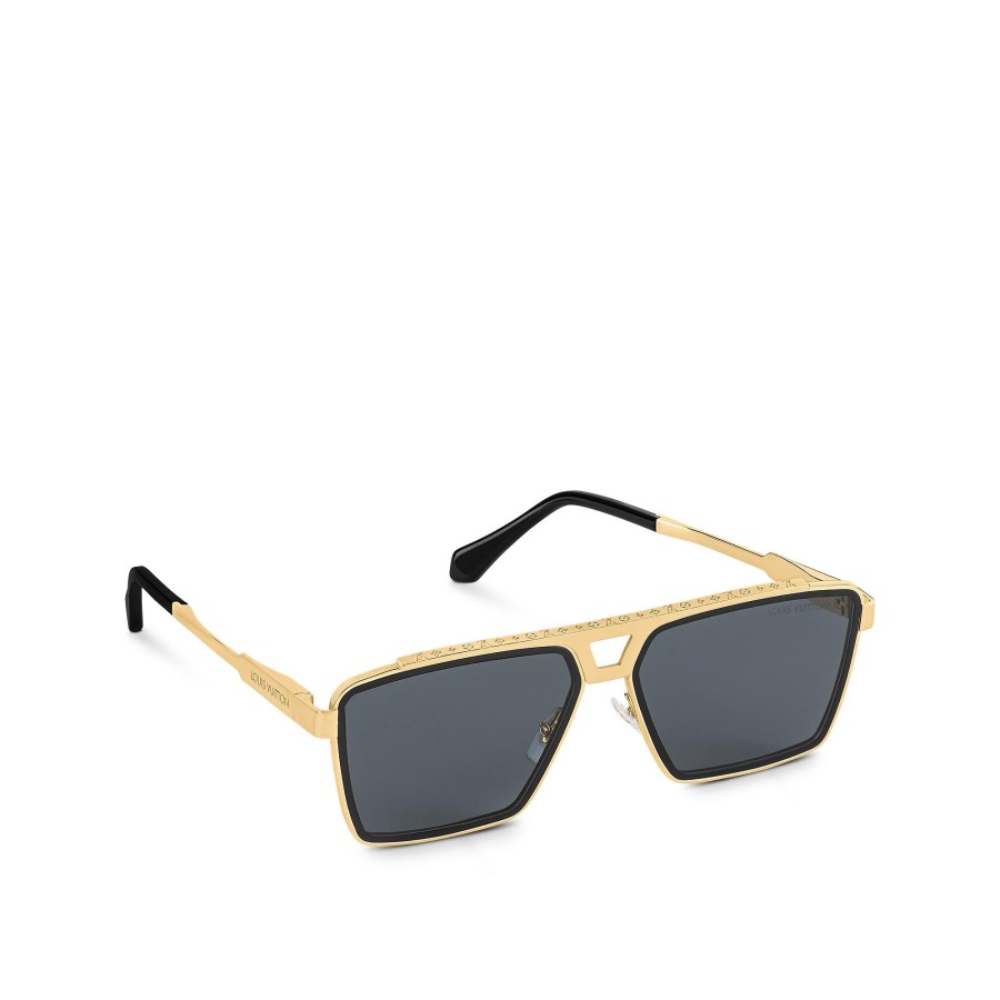 Men Louis Vuitton Sunglasses | 1.1 Evidence Metal Square Sunglasses