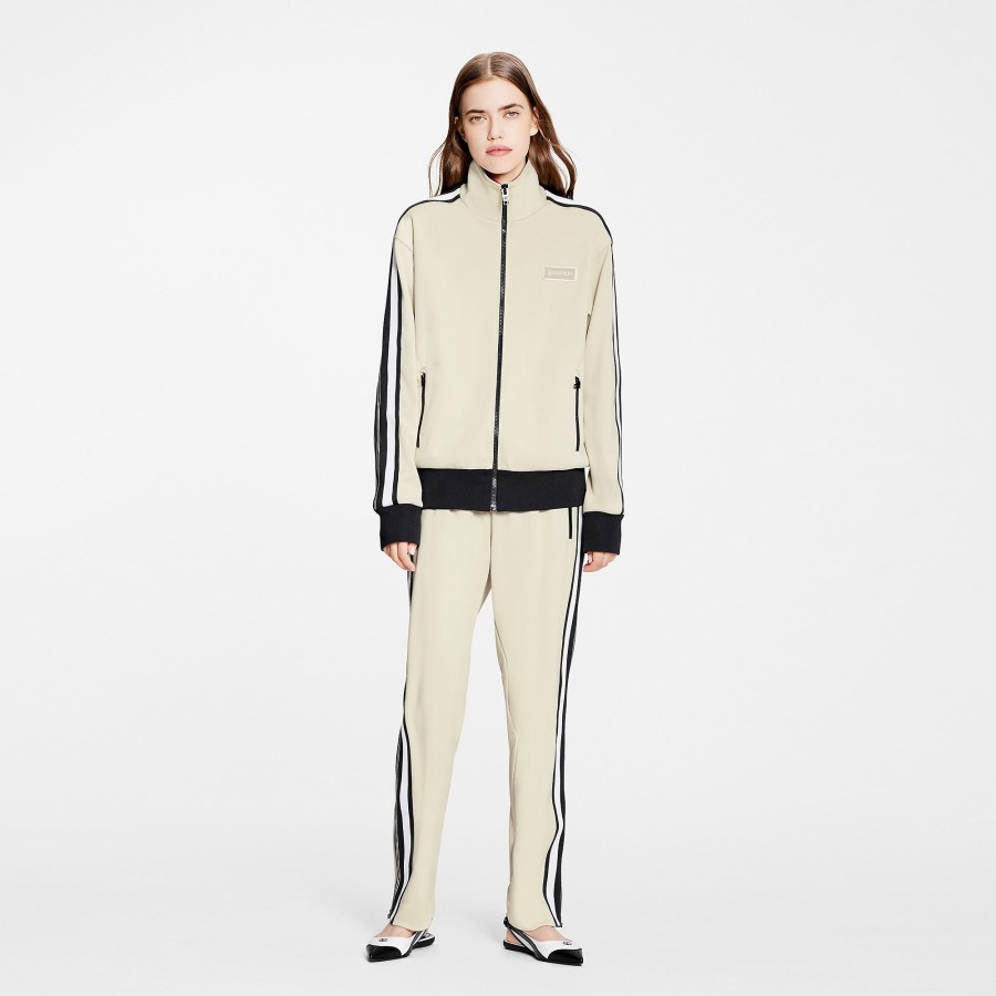 Women Louis Vuitton Knitwear | Racer Stripes Zip-Up Jacket