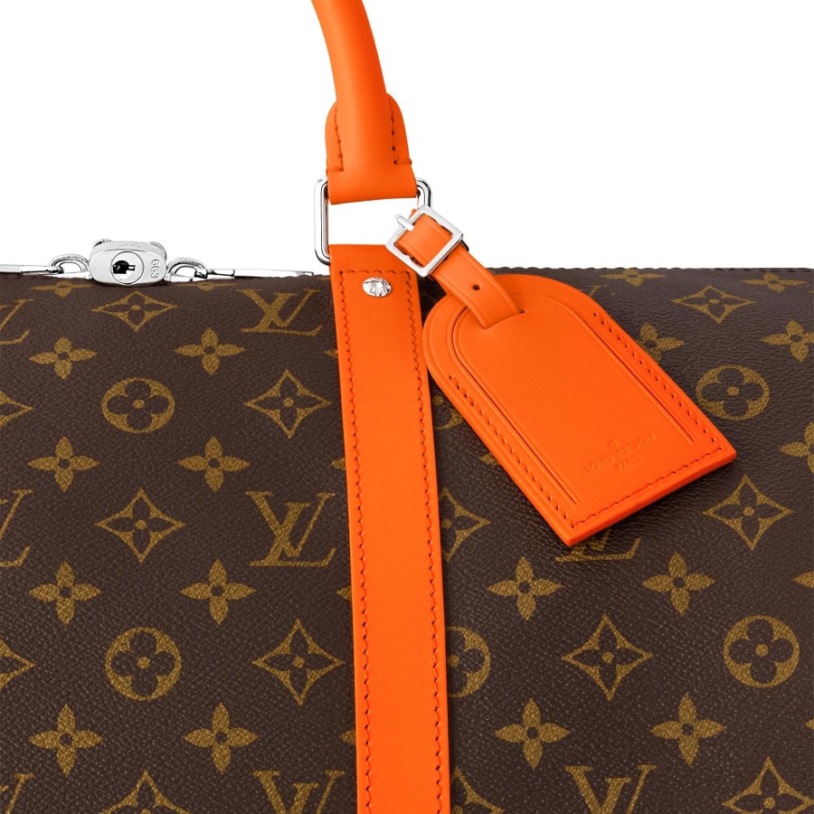 Women Louis Vuitton Travel Bags | Keepall Bandouliere 50 Orange