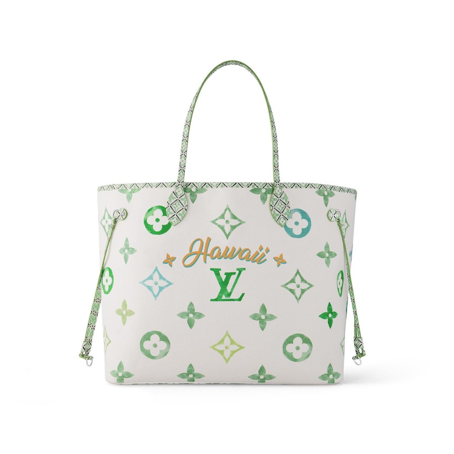 Women Louis Vuitton Shoulder And Cross Body Bags | Neverfull Gm Hawaii Jade