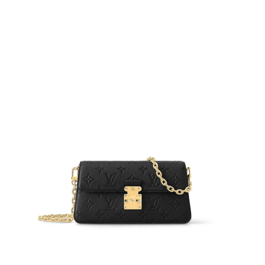 Women Louis Vuitton Chain Wallets | Wallet On Chain Metis Black