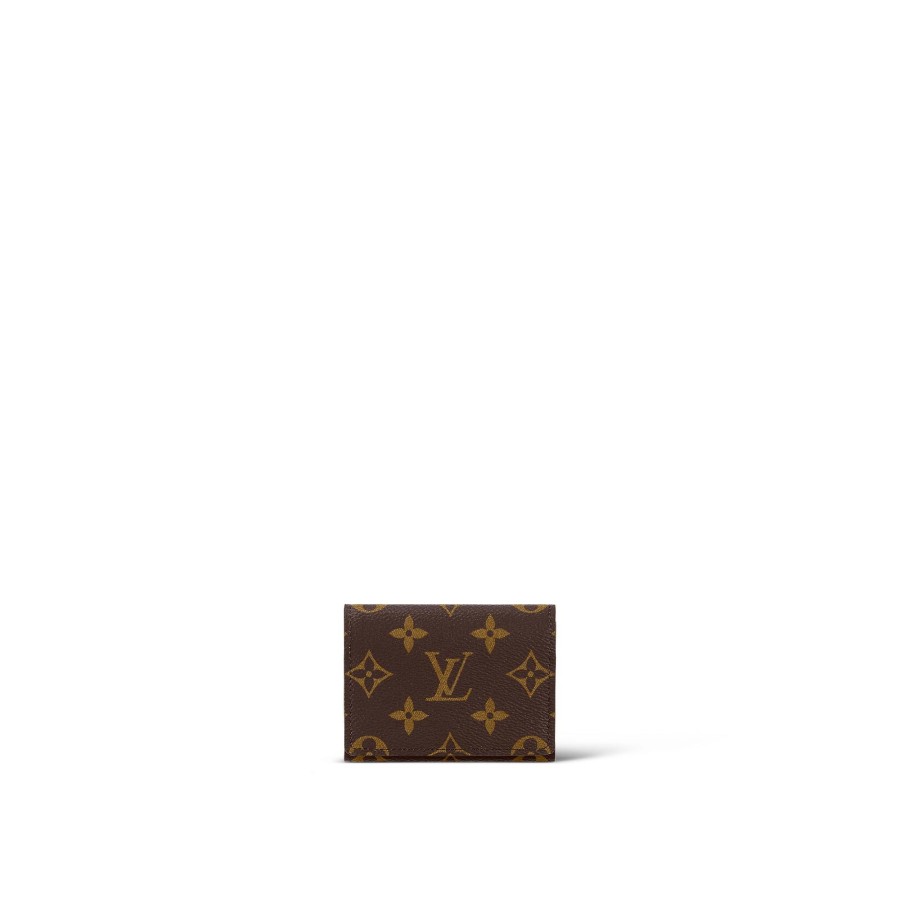 Men Louis Vuitton Compact Wallets | Envelope Business Card Holder