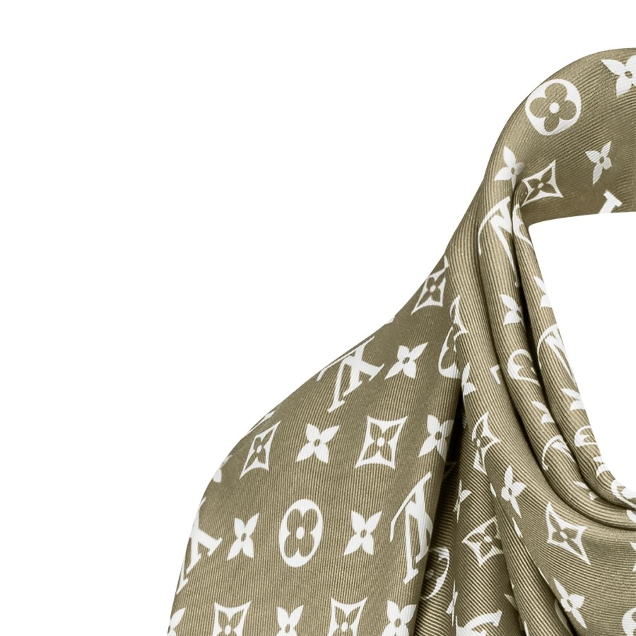 Women Louis Vuitton Shawls And Stoles | Lv Now Silk Shawl