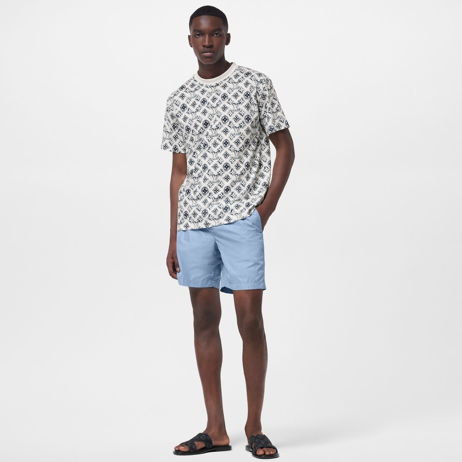 Men Louis Vuitton T-Shirts And Polos | Monogram Cotton T-Shirt