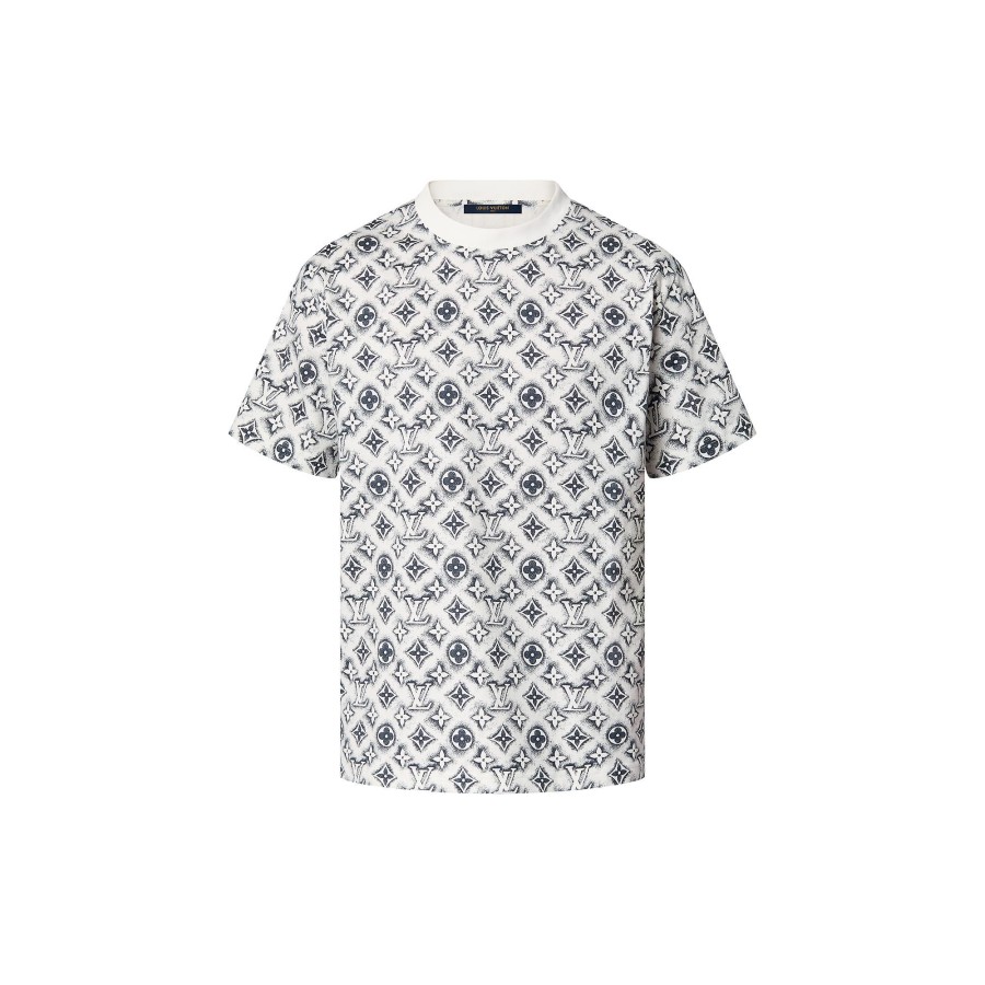 Men Louis Vuitton T-Shirts And Polos | Monogram Cotton T-Shirt