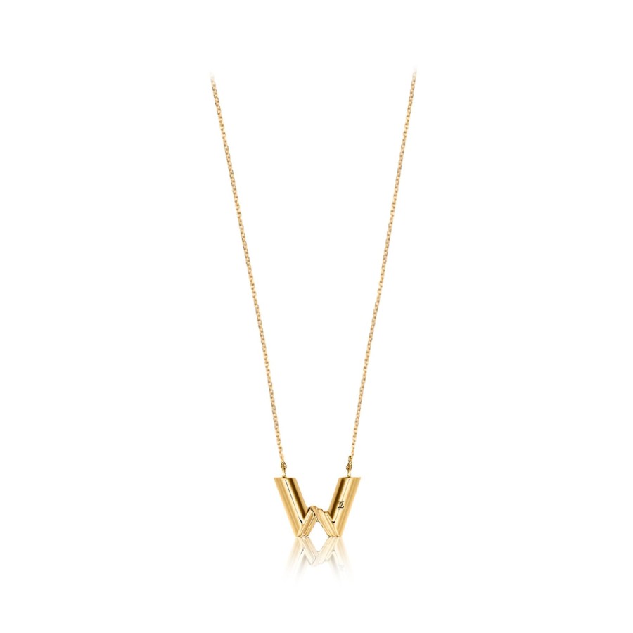 Women Louis Vuitton Necklaces And Pendants | Lv & Me Necklace, Letter W