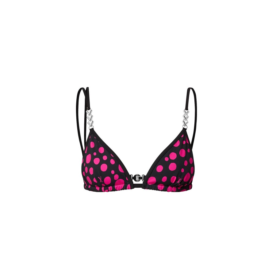 Women Louis Vuitton Swimwear | Lv X Yk Infinity Dots Bikini Top