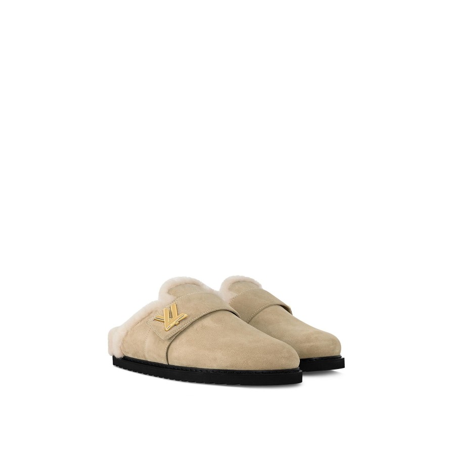 Women Louis Vuitton Mules And Slides | Lv Cosy Flat Comfort Clog