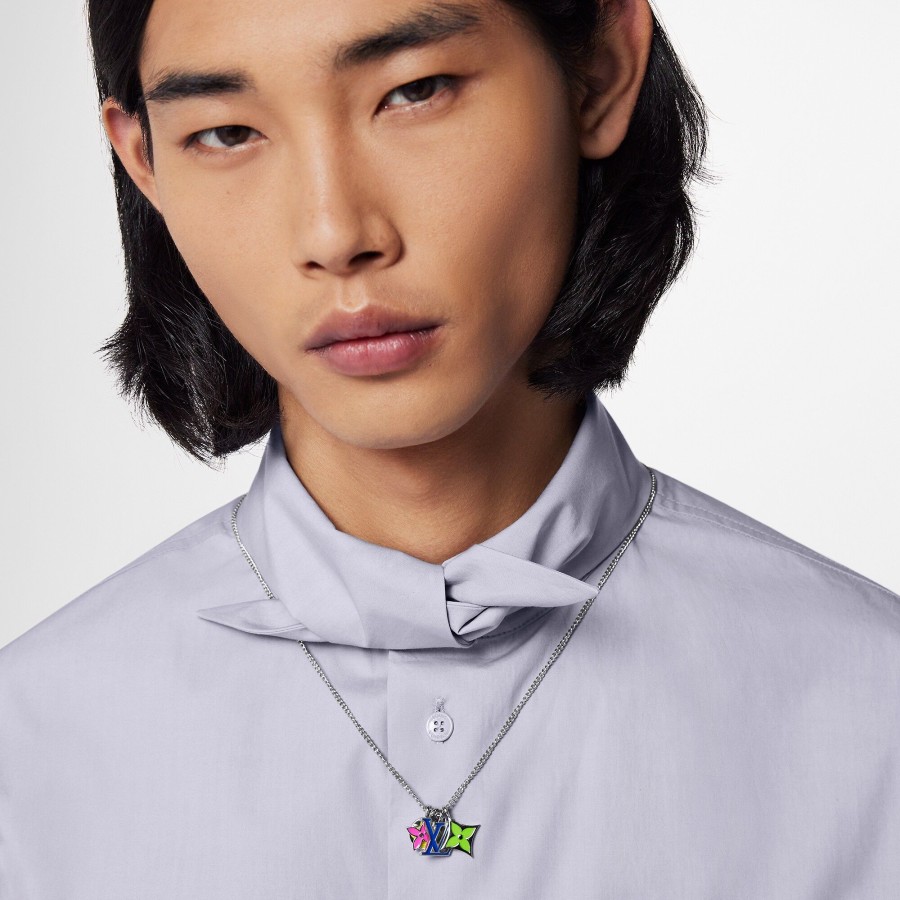 Men Louis Vuitton Necklaces And Pendants | Lv Instinct Necklace