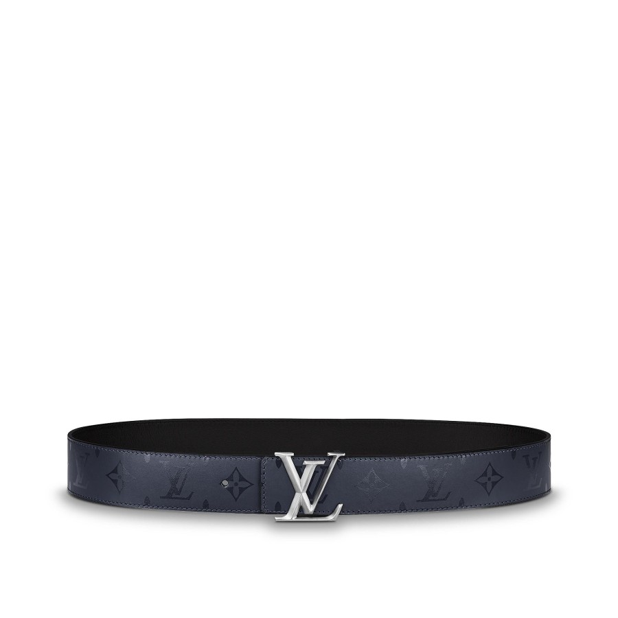 Men Louis Vuitton Belts | Lv Pyramide 40Mm Reversible Belt