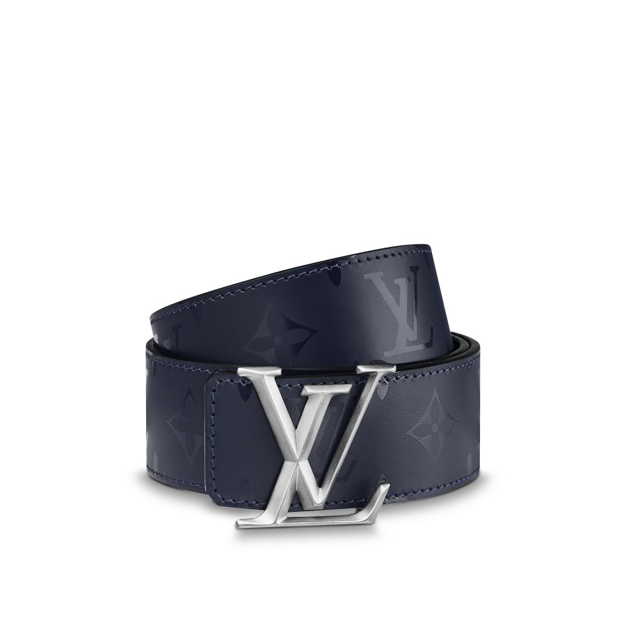 Men Louis Vuitton Belts | Lv Pyramide 40Mm Reversible Belt