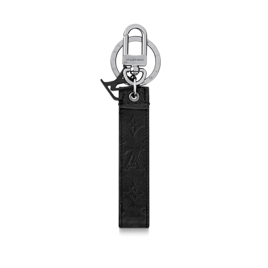 Men Louis Vuitton Key Holders And Bag Charms | Lv Shape Dragonne Bag Charm & Key Holder