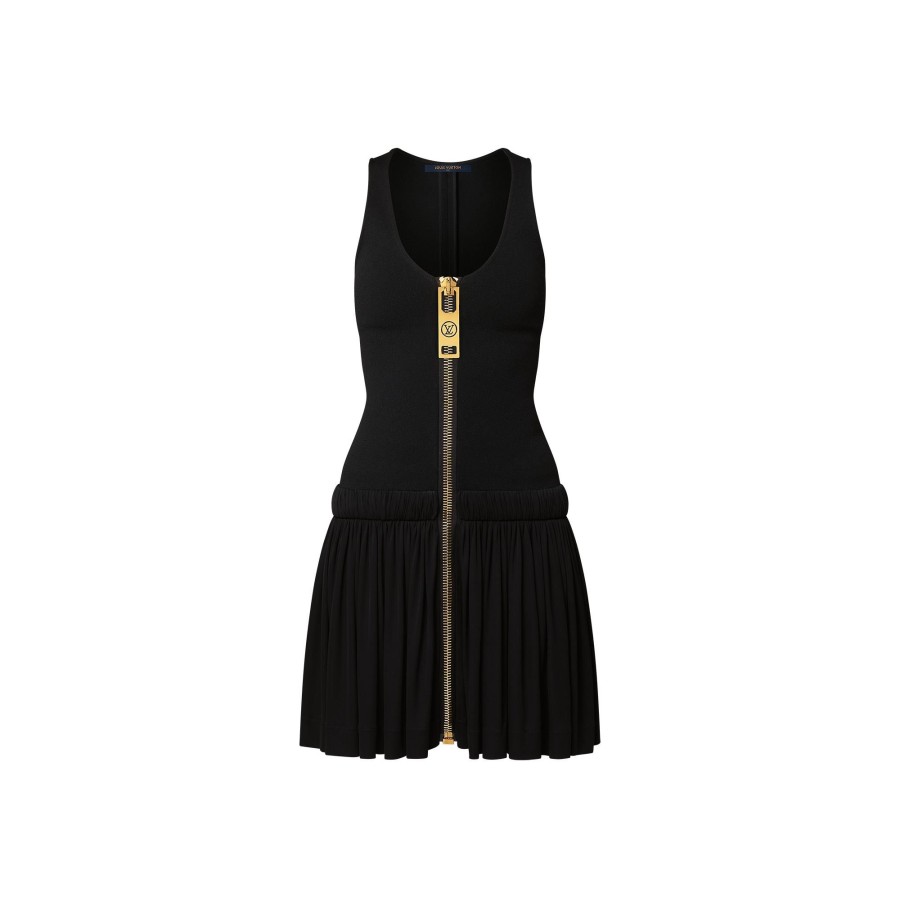 Women Louis Vuitton Dresses | Xxl Zipper Gathered Dress