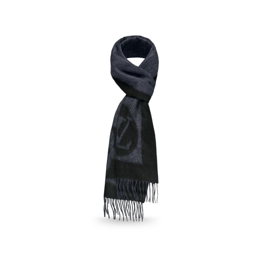 Men Louis Vuitton Scarves | Cardiff Scarf Black