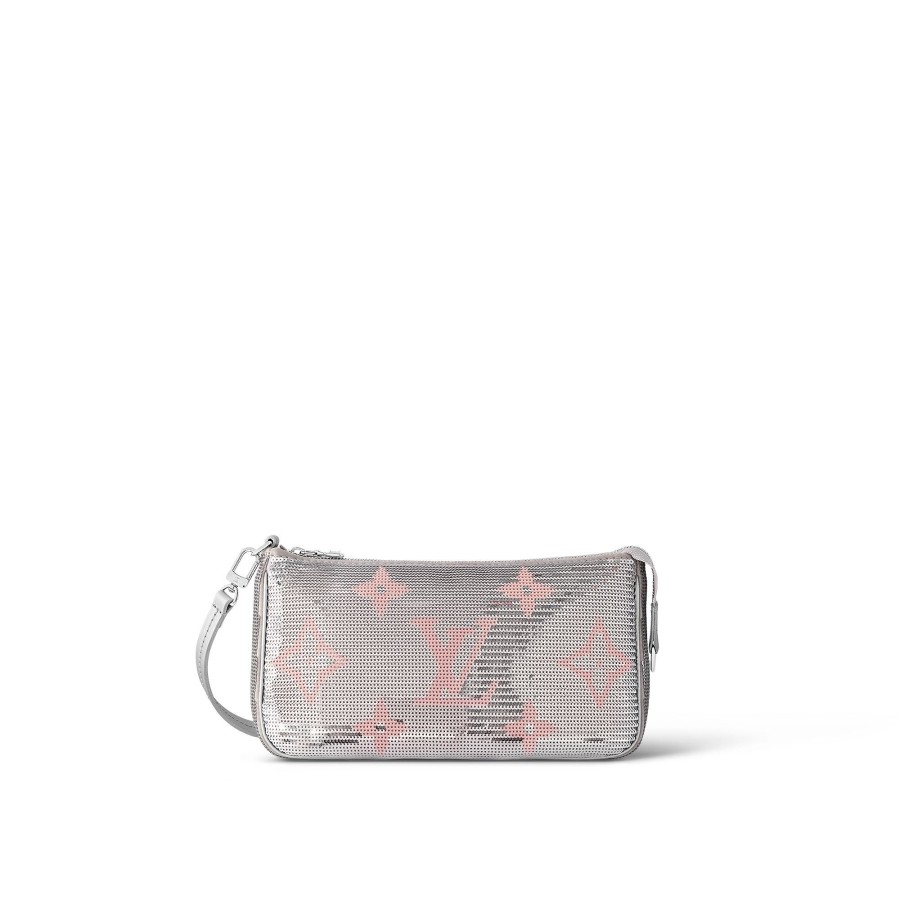 Women Louis Vuitton Chain Bags And Clutches | Pochette Accessoires Silver