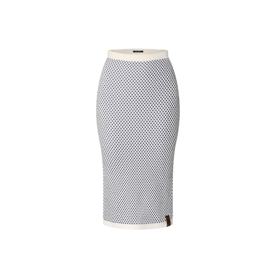 Women Louis Vuitton Skirts And Shorts | Mini Checkerboard Knit Skirt White