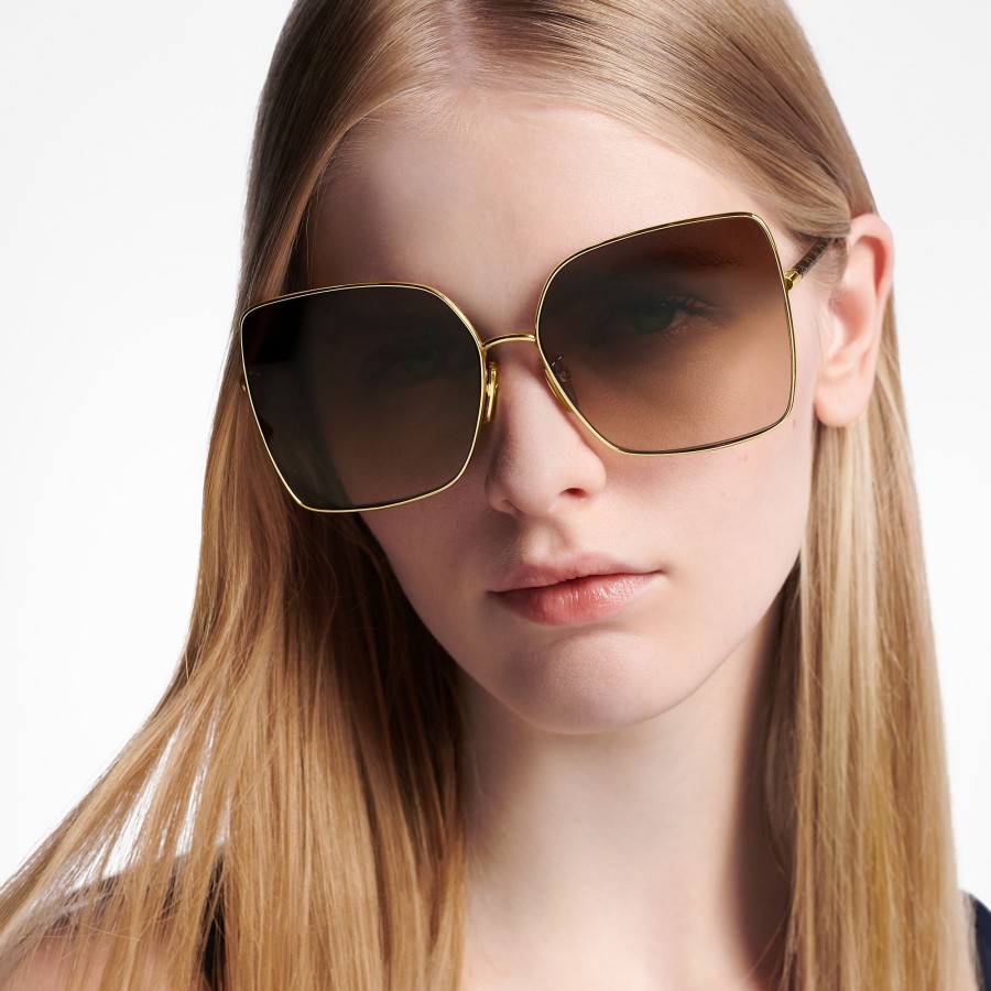 Women Louis Vuitton Sunglasses | Lv First Metal Square Sunglasses