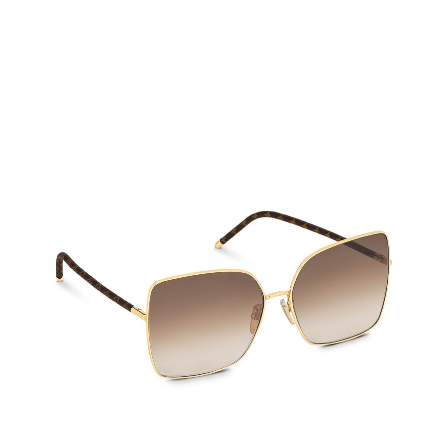 Women Louis Vuitton Sunglasses | Lv First Metal Square Sunglasses