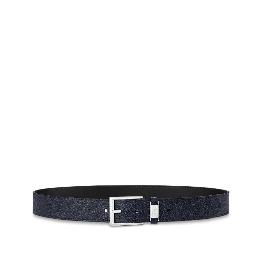 Men Louis Vuitton Belts | Lv City Pin 35Mm Belt