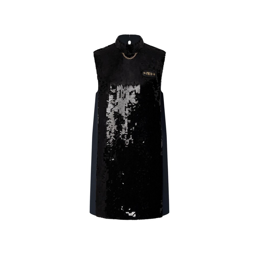 Women Louis Vuitton Dresses | Lv Night Sleeveless Sequin Dress