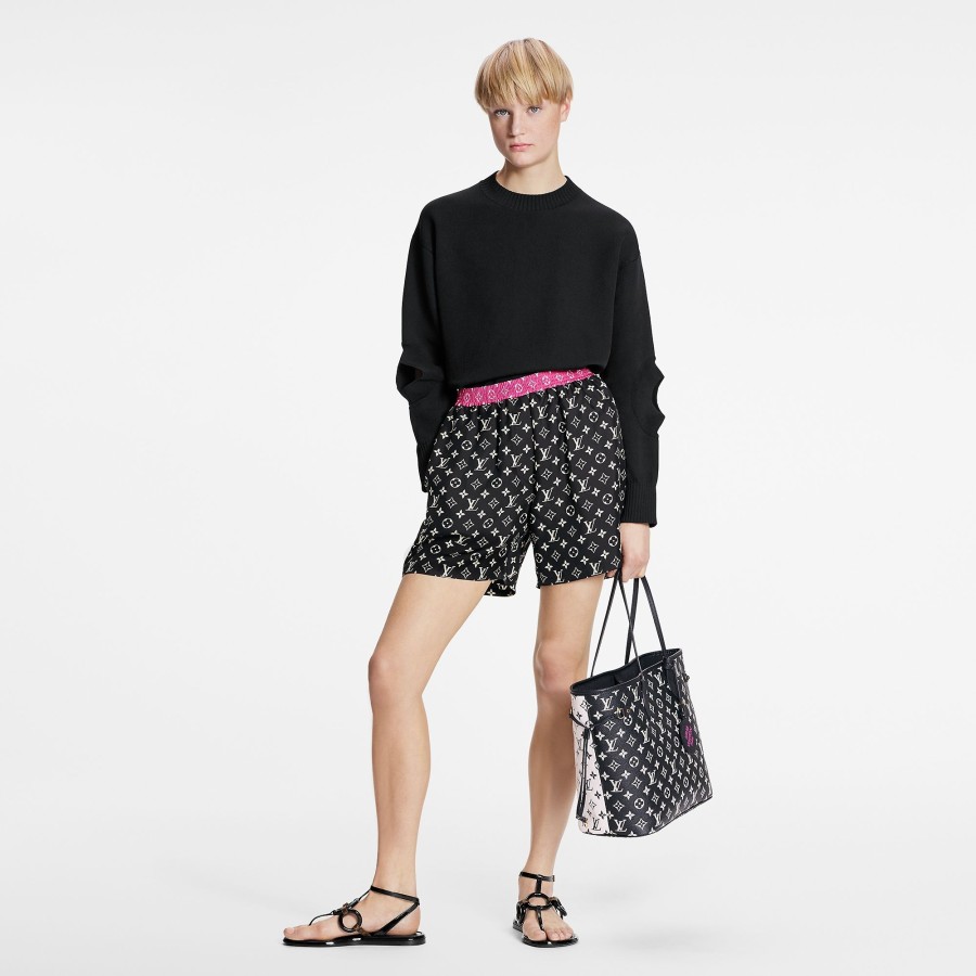 Women Louis Vuitton Skirts And Shorts | Monogram Color-Block Pajama Shorts