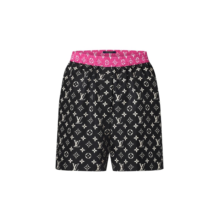 Women Louis Vuitton Skirts And Shorts | Monogram Color-Block Pajama Shorts