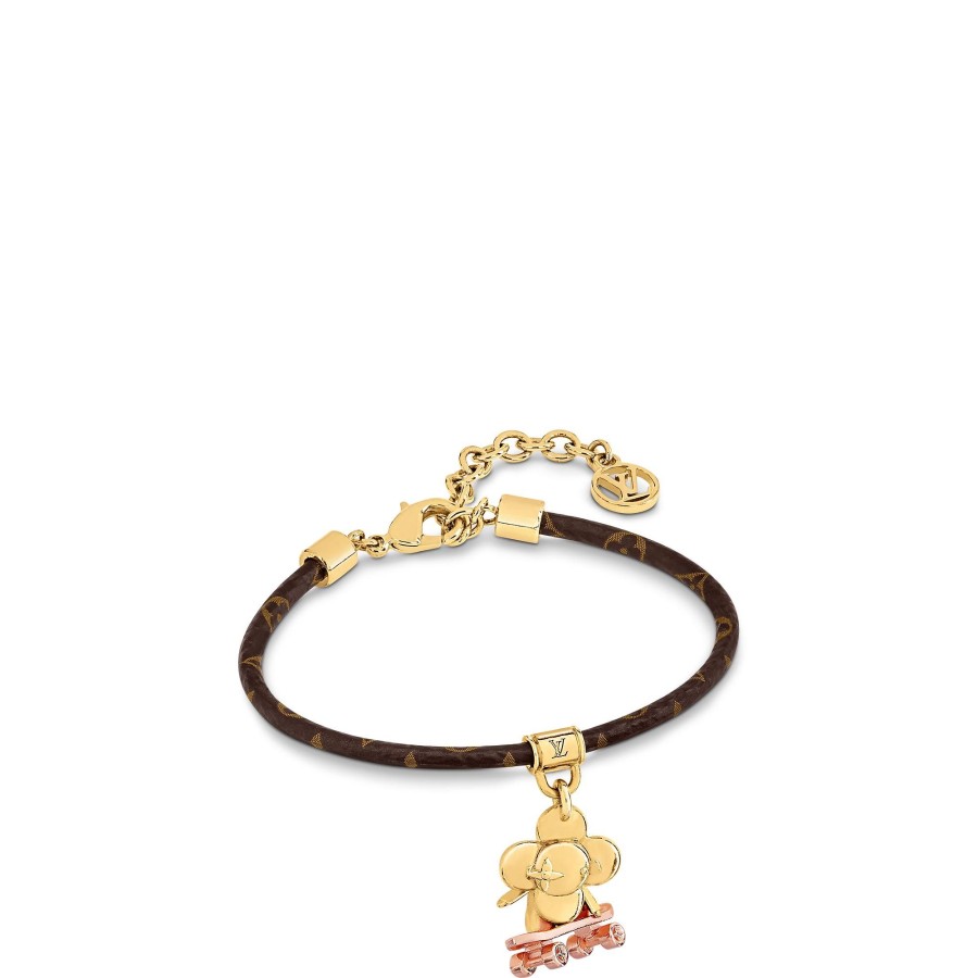 Women Louis Vuitton Bracelets | Vivienne Kick Flip Bracelet