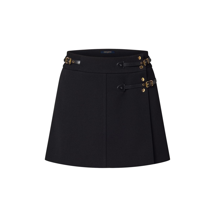 Women Louis Vuitton Skirts And Shorts | Strap Detail Mini Wrap Skirt