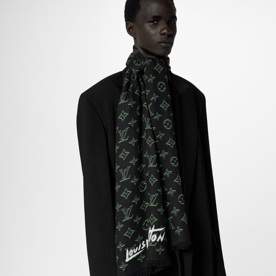 Men Louis Vuitton Scarves | Mng Spotlight Stole