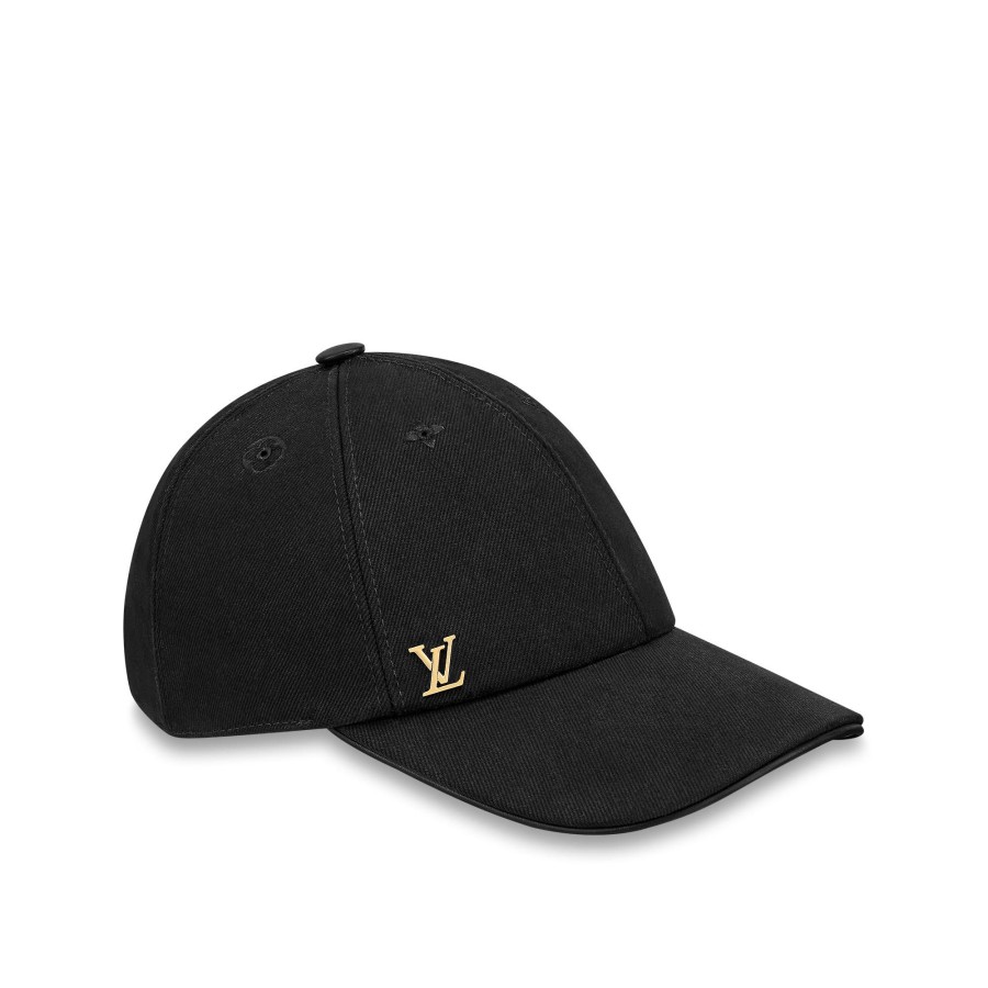 Women Louis Vuitton Hats And Gloves | Lv Iconic Cap Black