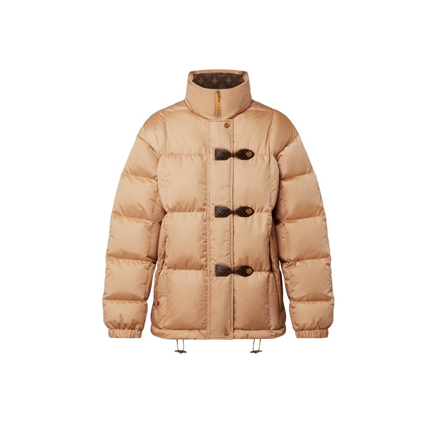 Women Louis Vuitton Coats And Jackets | Monogram Accent Pillow Puffer Jacket