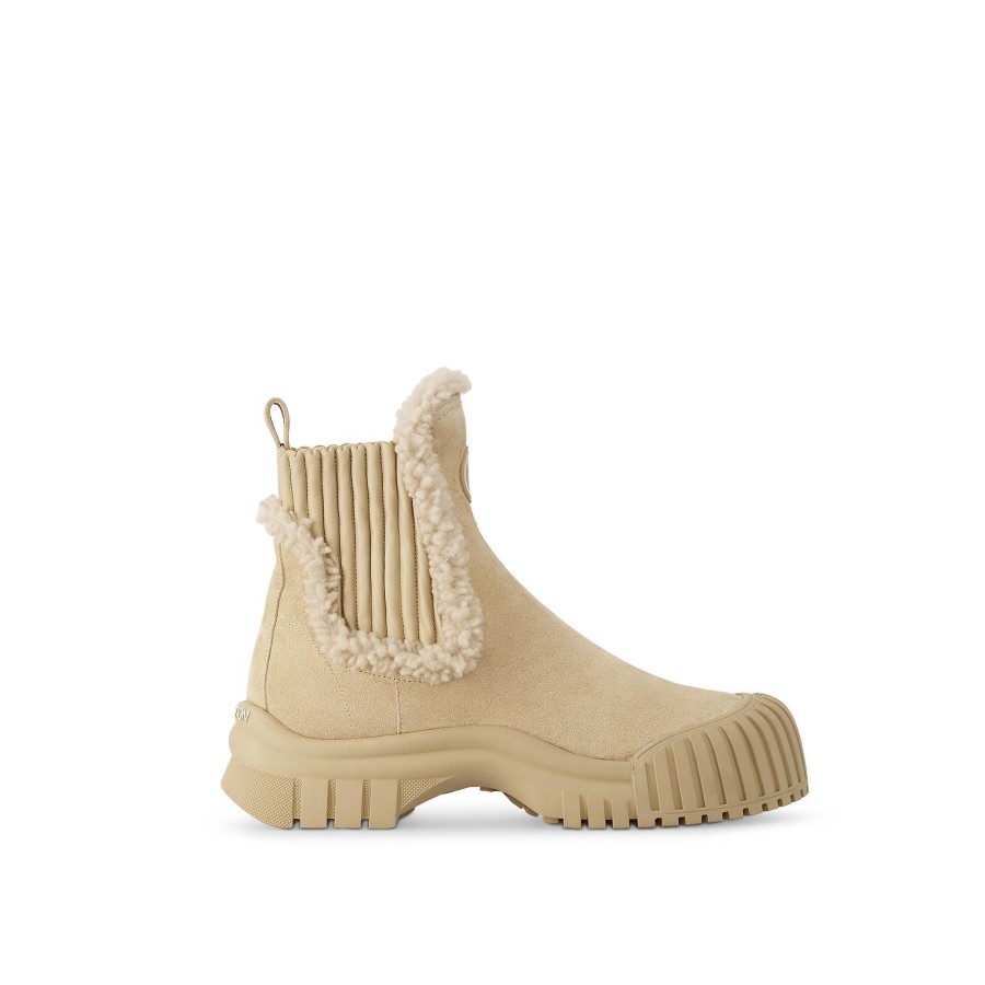 Women Louis Vuitton Boots And Booties | Ruby Flat Ankle Boot Beige