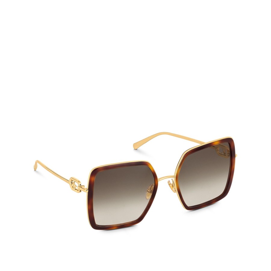 Women Louis Vuitton Sunglasses | Lv Link One Square Sunglasses