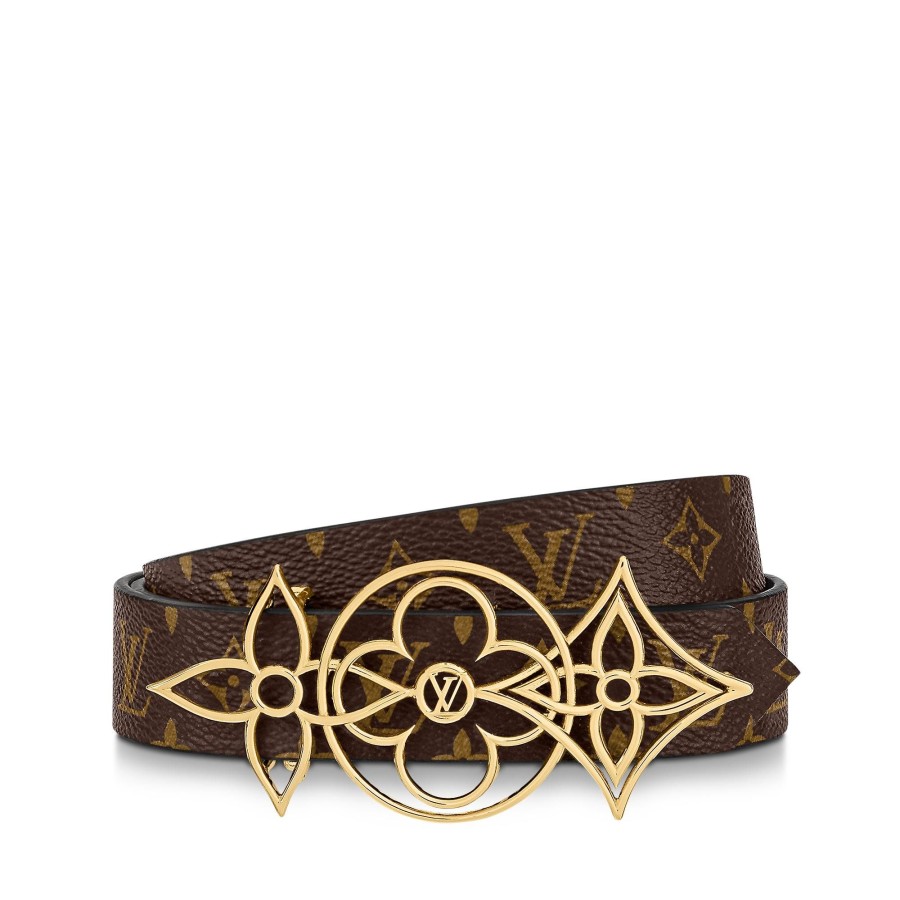 Women Louis Vuitton Belts | Lv Twiggy 25Mm Reversible Belt