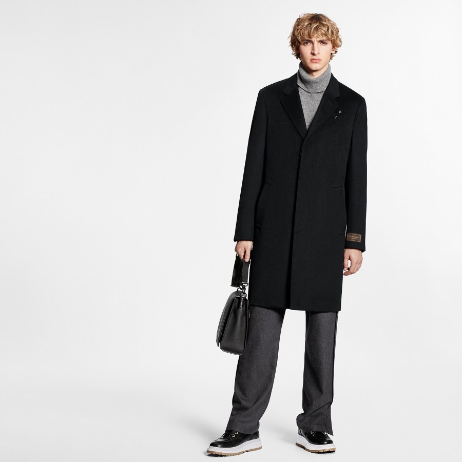 Men Louis Vuitton Coats And Outerwear | Classic Single-Breasted Coat