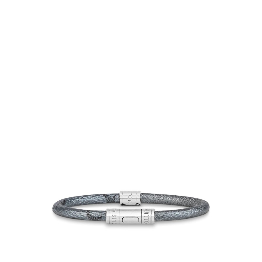 Men Louis Vuitton Bracelets | Neo Split Taigarama Leather Bracelet