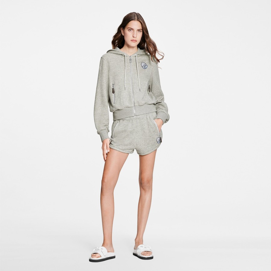 Women Louis Vuitton Knitwear | Lv Globe Hoodie