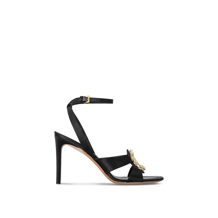 Women Louis Vuitton Sandals And Espadrilles | Met Sandal Black