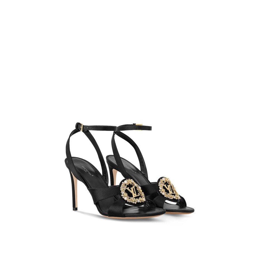 Women Louis Vuitton Sandals And Espadrilles | Met Sandal Black