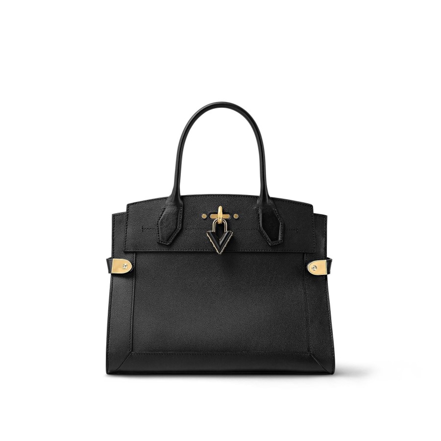 Women Louis Vuitton Shoulder And Cross Body Bags | Steamer Mm Black