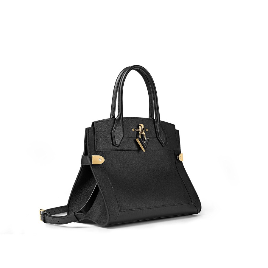 Women Louis Vuitton Shoulder And Cross Body Bags | Steamer Mm Black