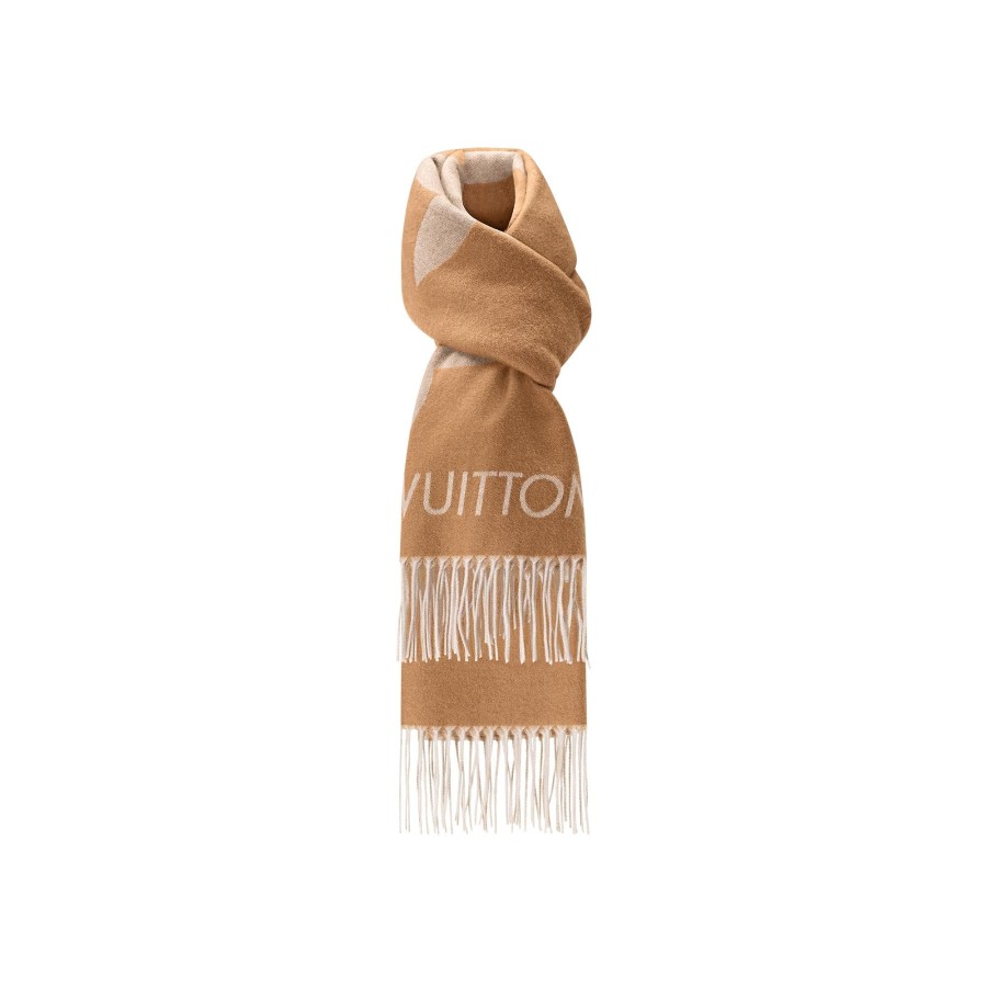 Men Louis Vuitton Scarves | Mng Giant Scarf Hazelnut