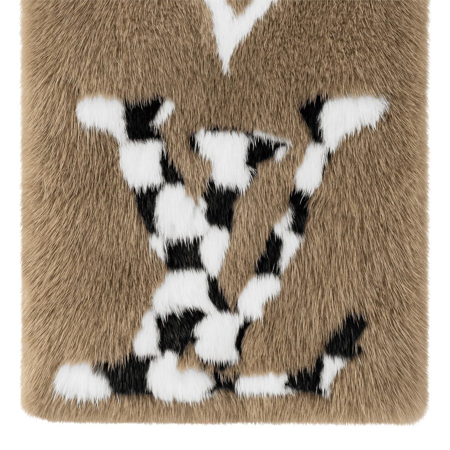 Women Louis Vuitton Scarves | Playgram Fur Scarf