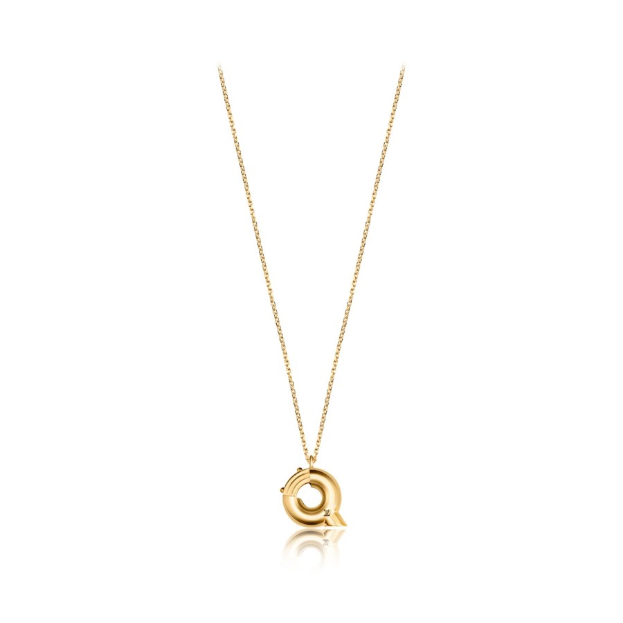 Women Louis Vuitton Necklaces And Pendants | Lv & Me Necklace, Letter Q