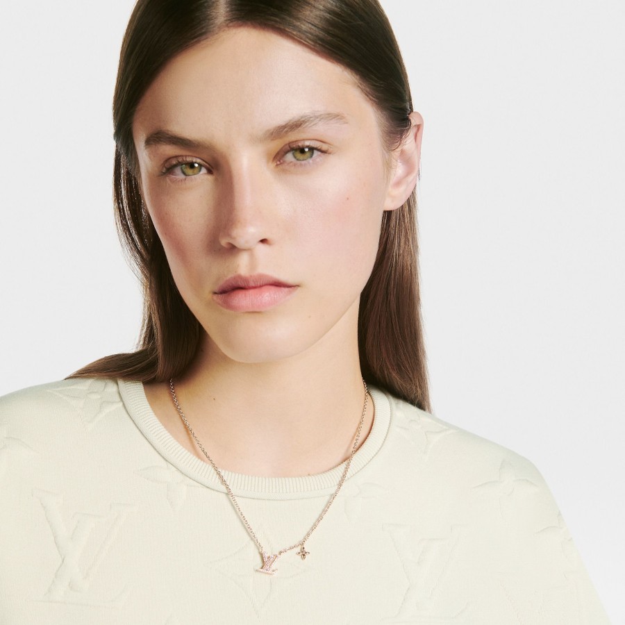 Women Louis Vuitton Necklaces And Pendants | Lv Iconic Necklace Blush